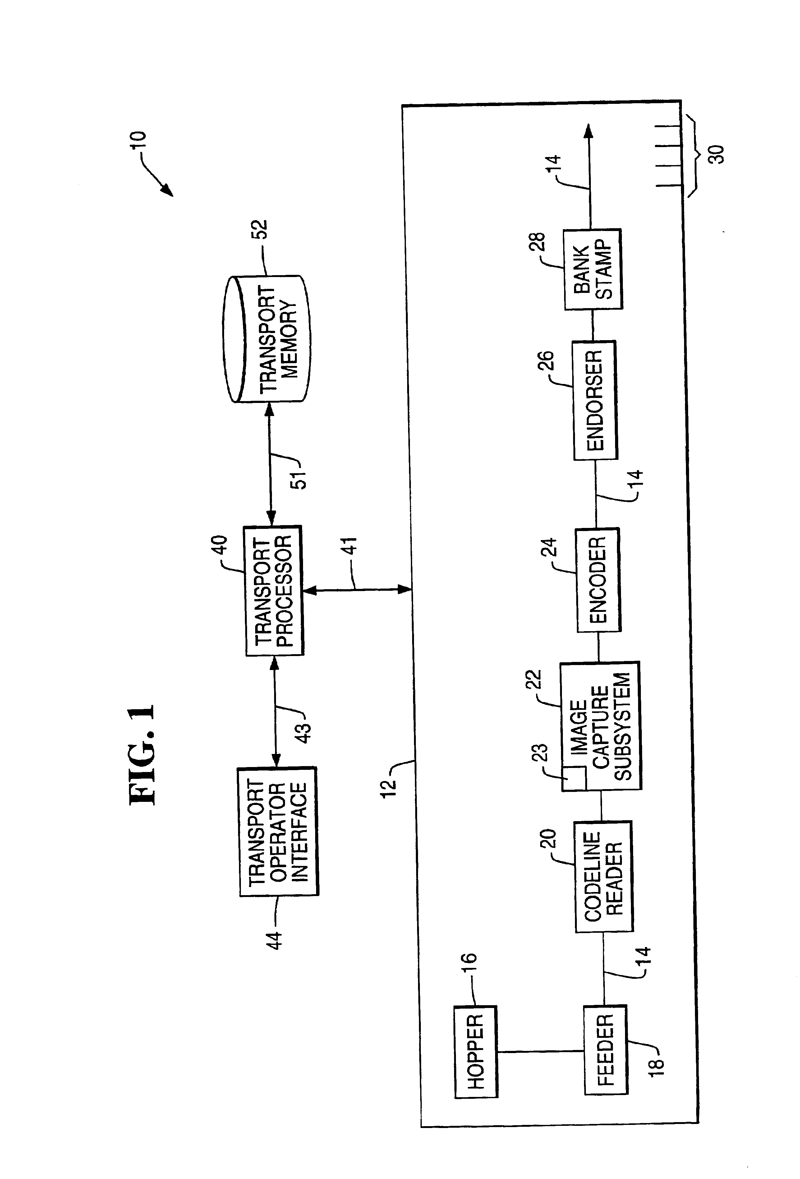 Method of processing items in a check processing system and an apparatus therefor