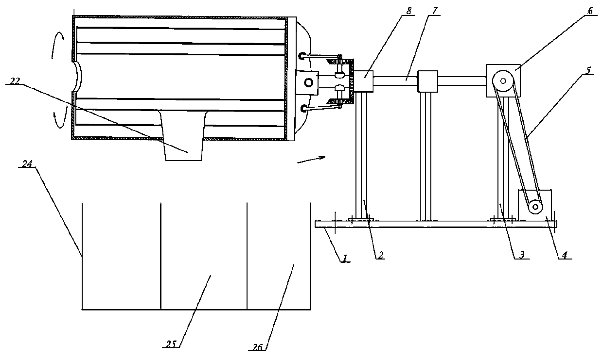 Roller type jujube sorting machine