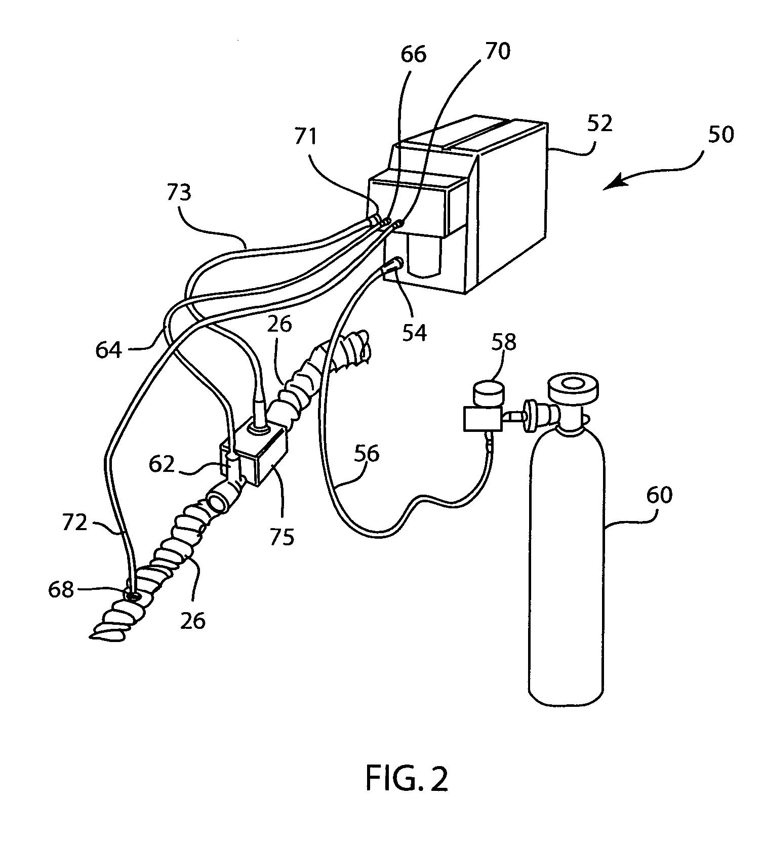 Modular nitric oxide delivery device