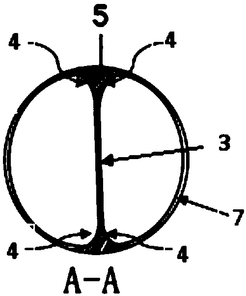 A combined abdominal aortic stent graft system and its application method