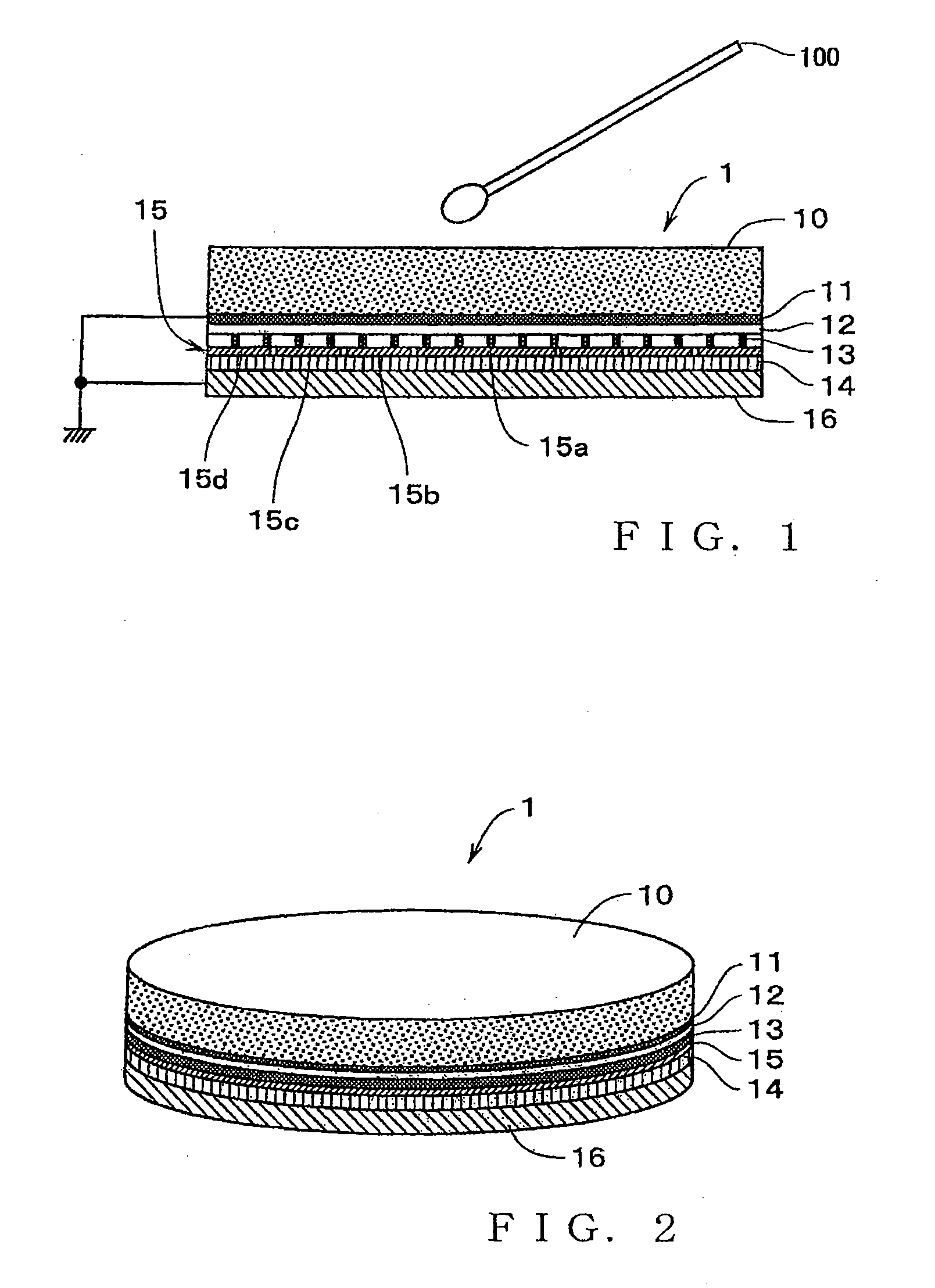 Pressure Sensor and Data Input Apparatus