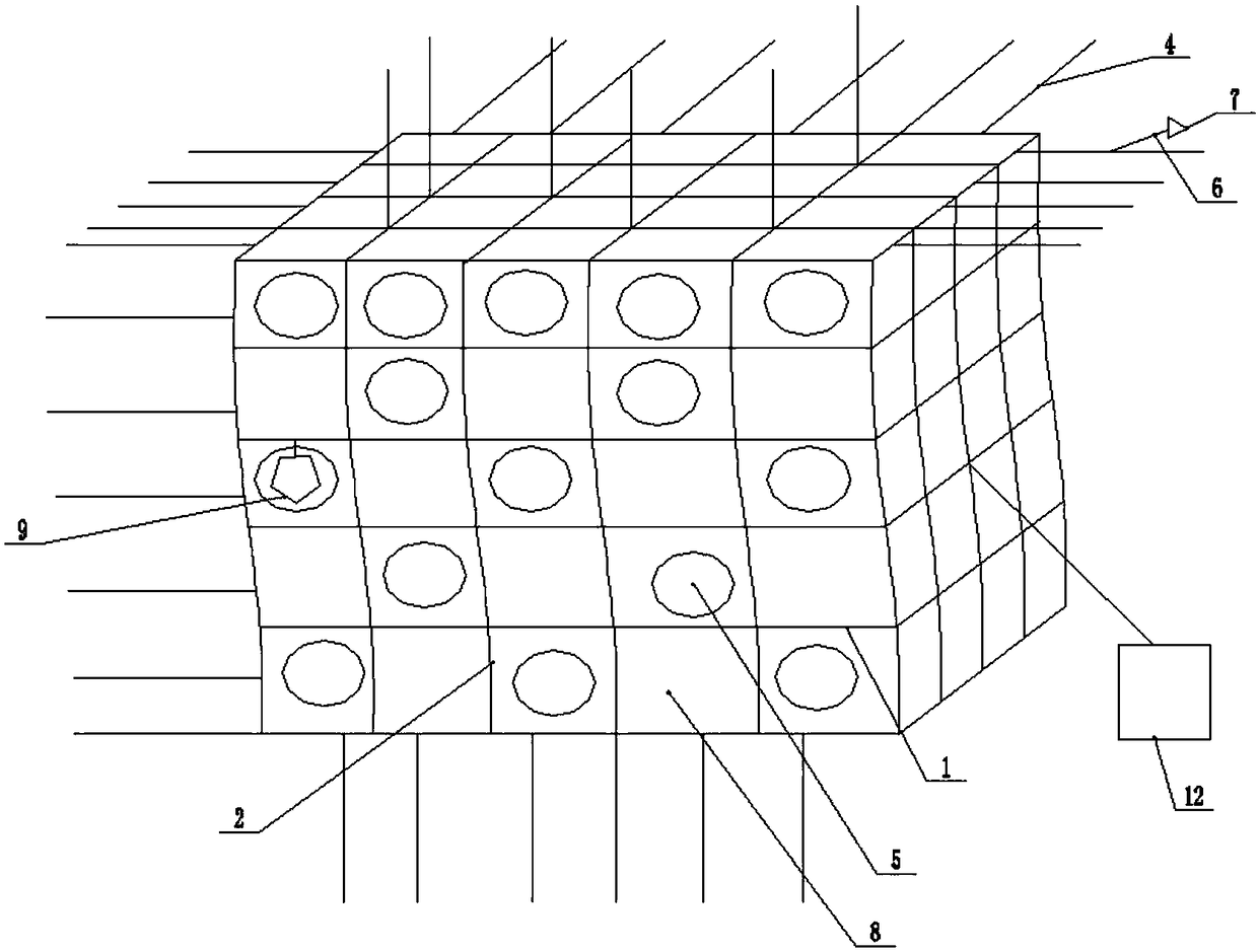 Ecological fishing reef and net cage integrated marine ranch with large water depth, system and method