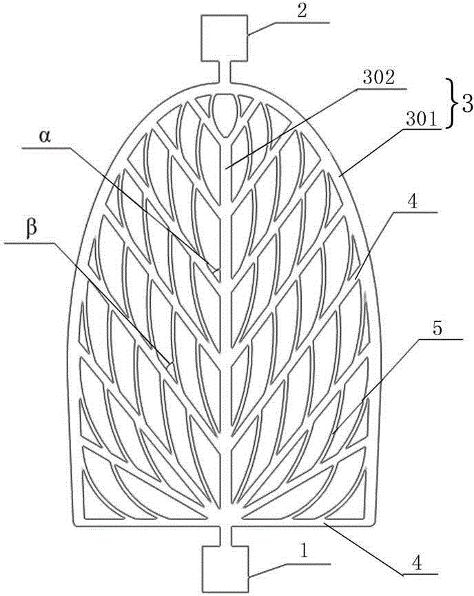 Anode flow field plate of methanol fuel cell