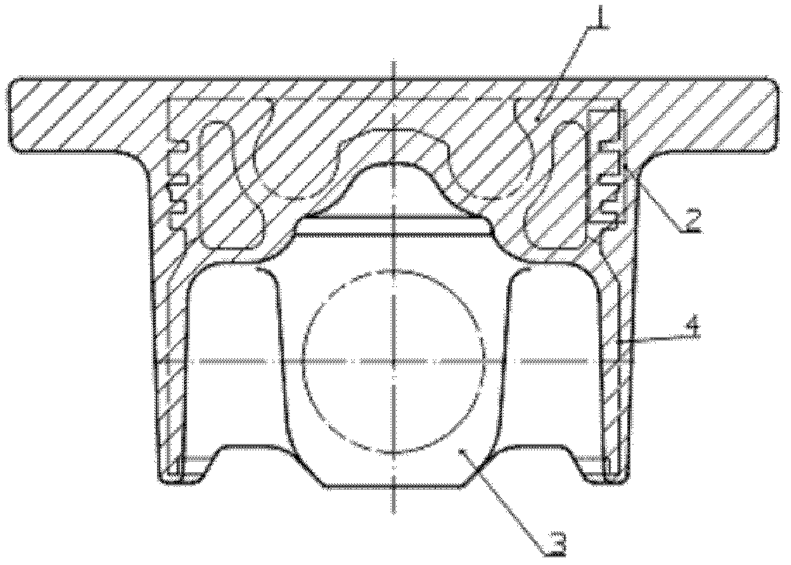 Manufacturing process of solid cold-spun forged steel piston with internal cooling oil chamber