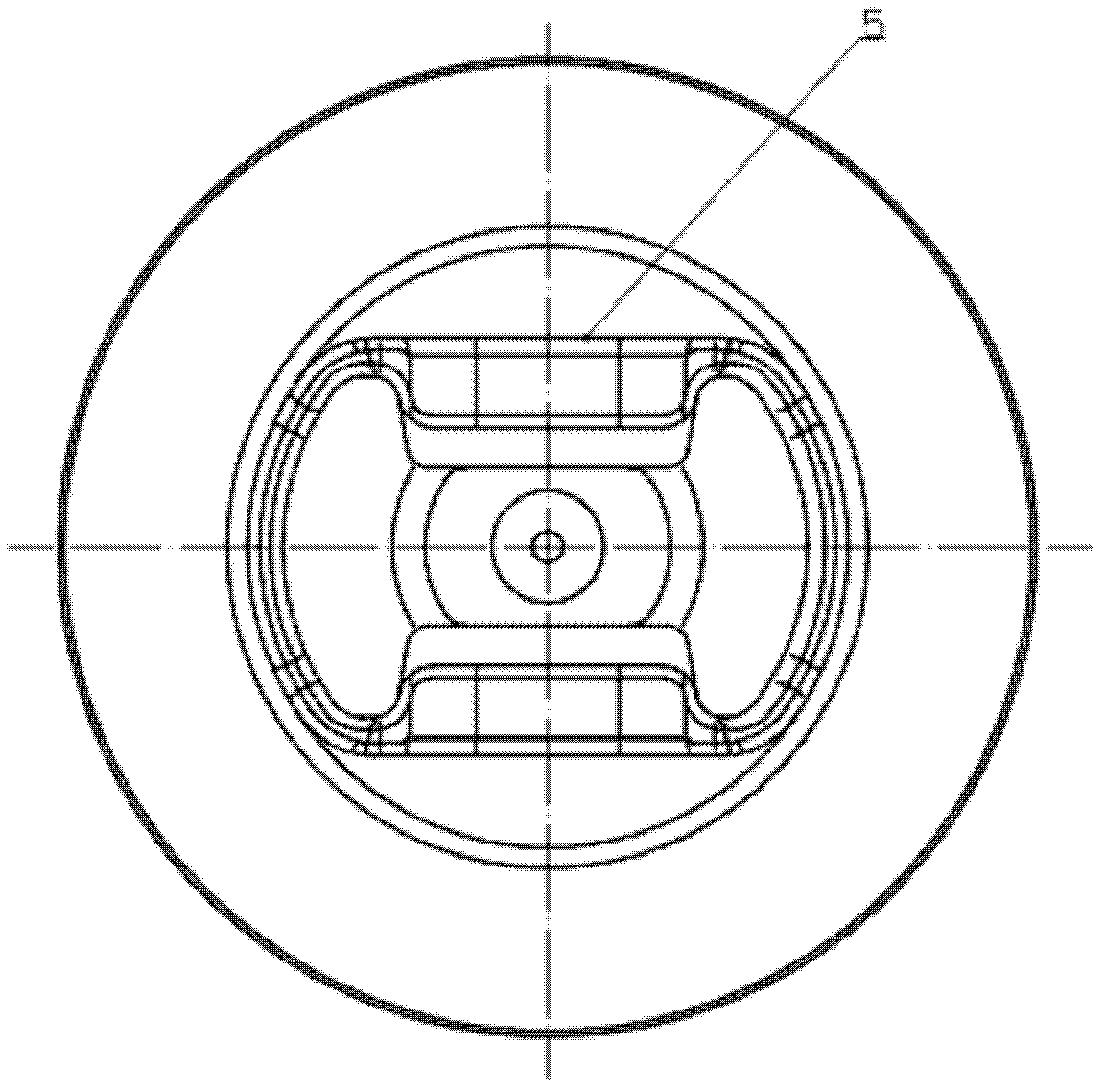 Manufacturing process of solid cold-spun forged steel piston with internal cooling oil chamber