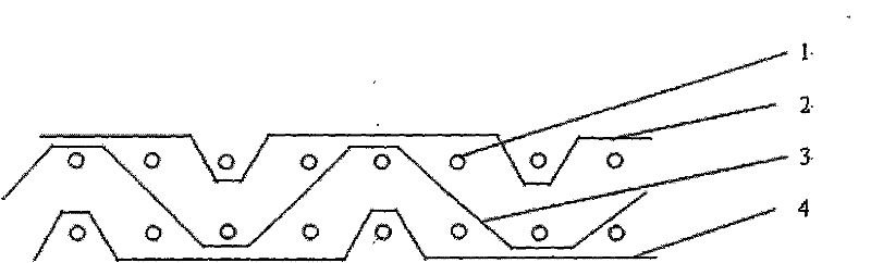 A textile artificial blood vessel with improved radial compliance