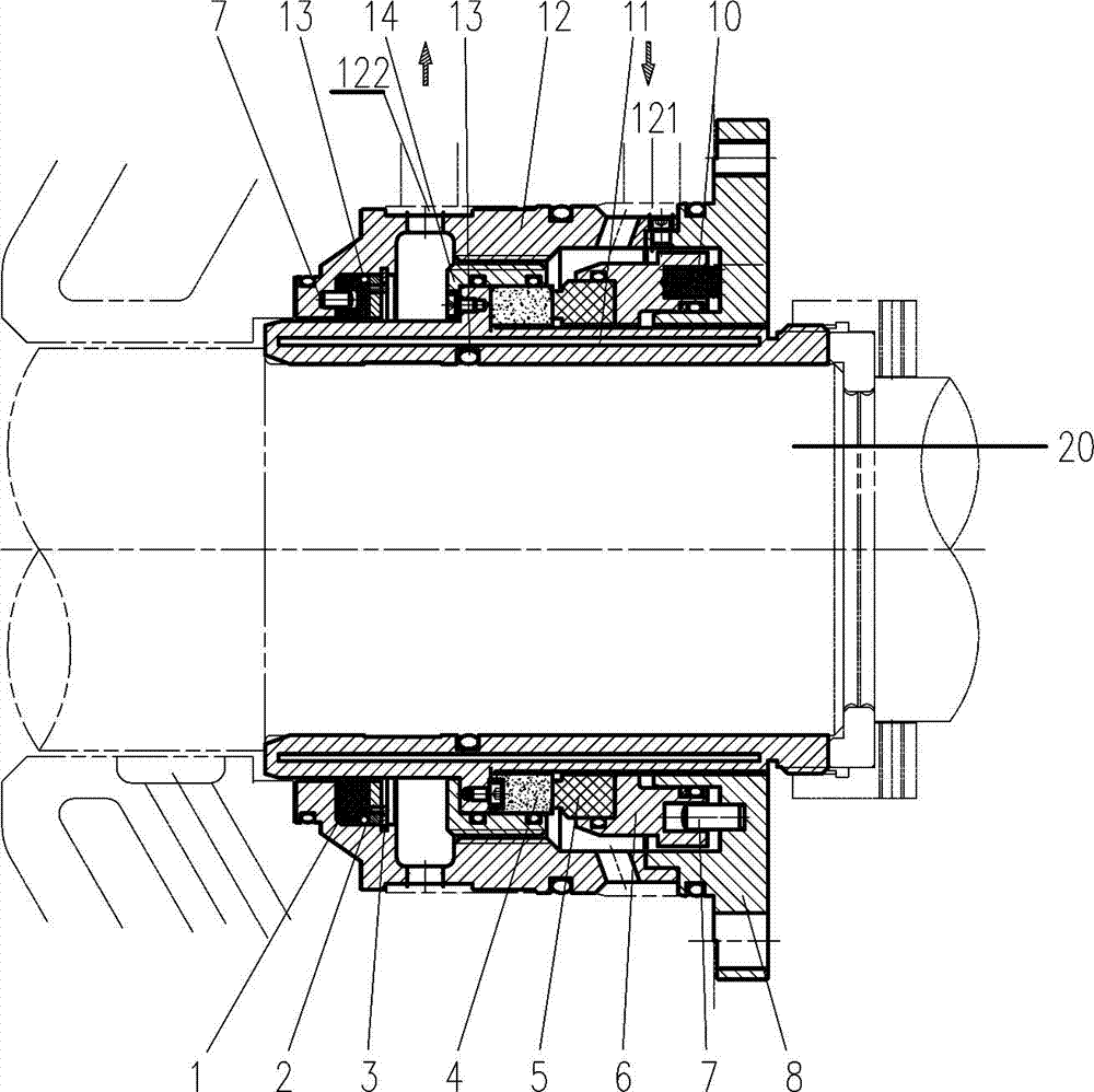 High-temperature-resistant mechanical sealing device