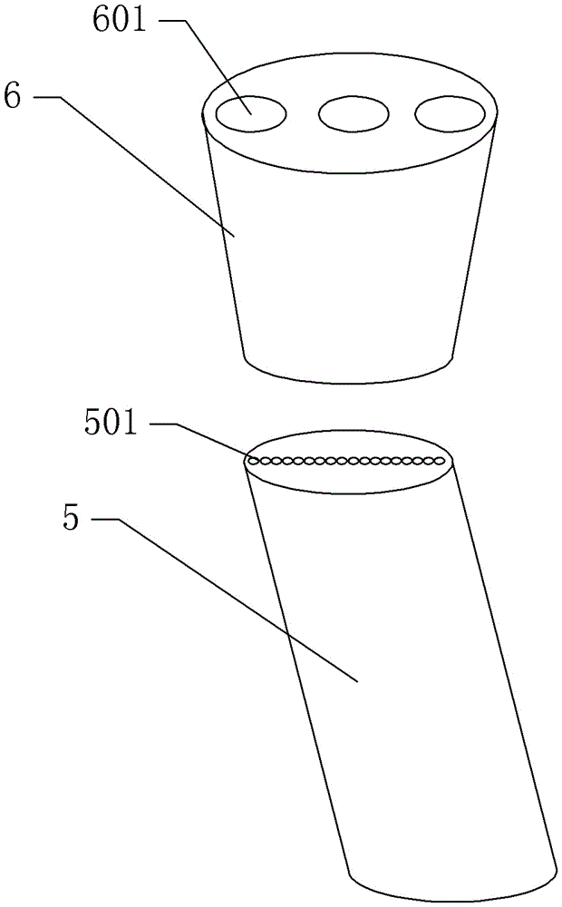 Toilet paper processing device