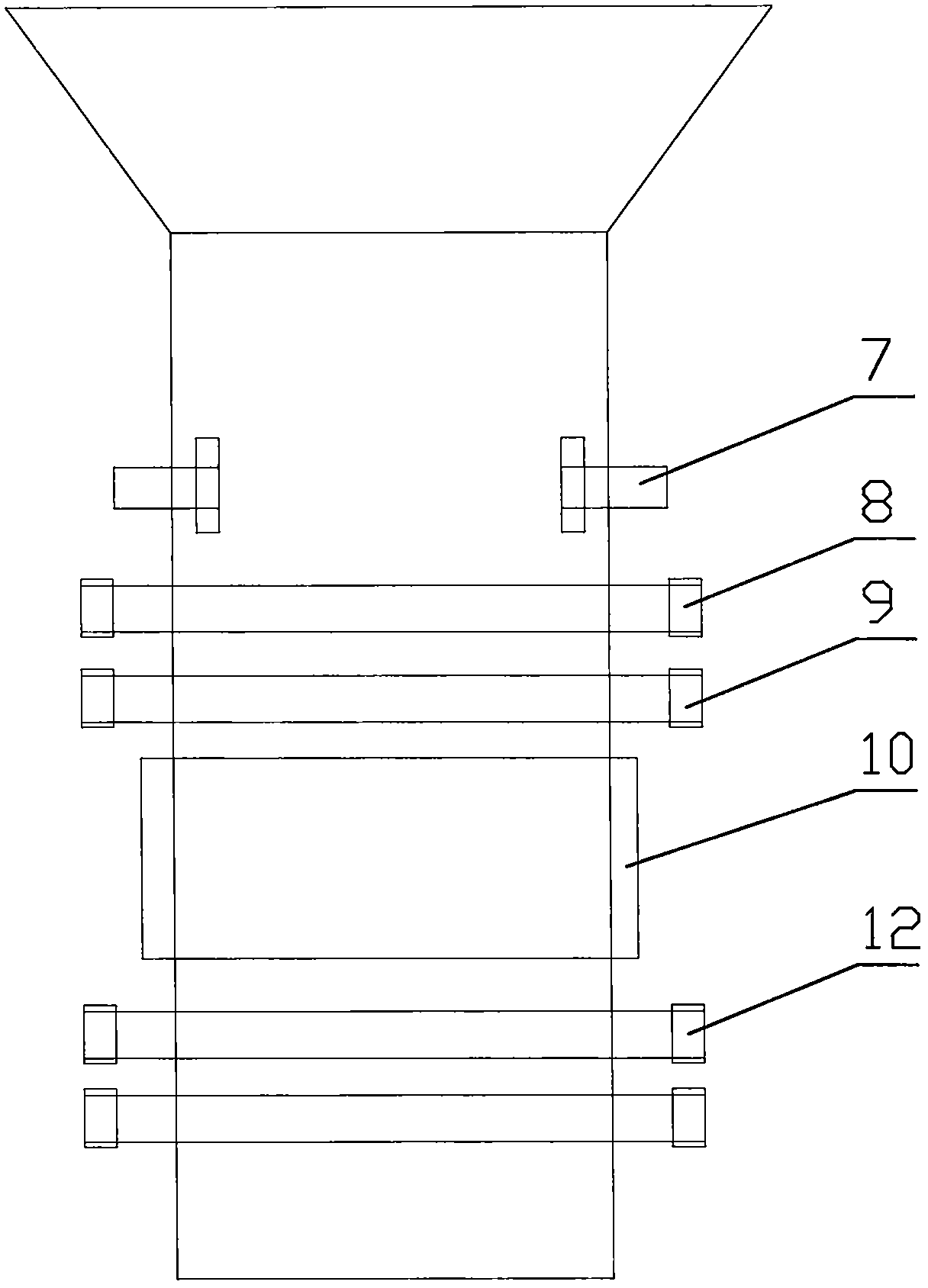 Equipment and method for preparing ultra-thin glass by utilizing glass fiber melting furnace discharge materials