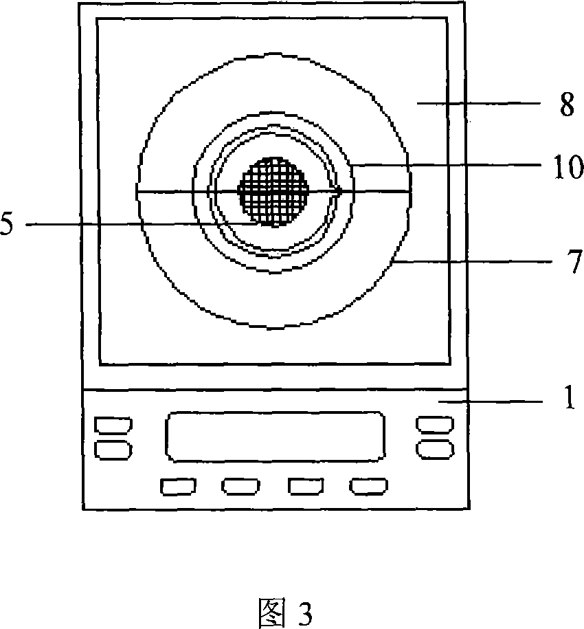 Electronic measuring equipment and method for ceramic volumetric density