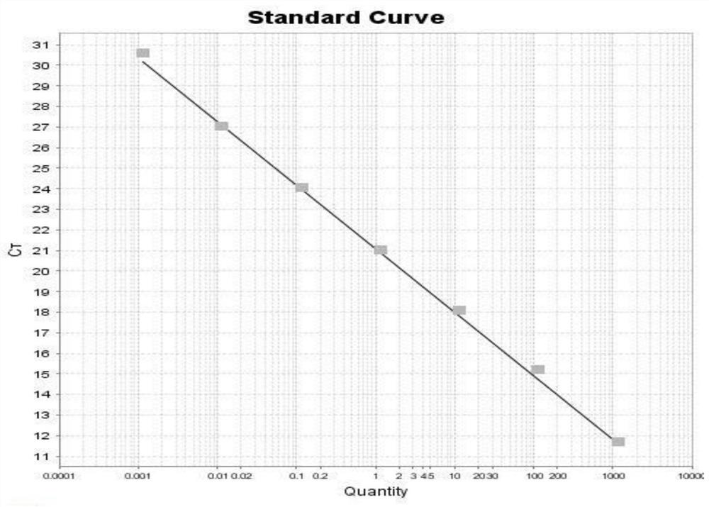 Real-time fluorescent quantitative PCR primer probe set, kit and detection method for detecting African swine fever virus