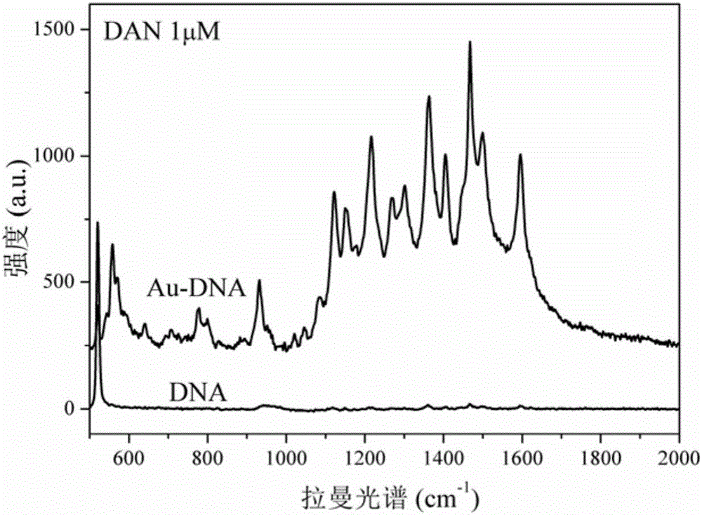 Microfluidic chip based on sers detection, preparation method and application thereof