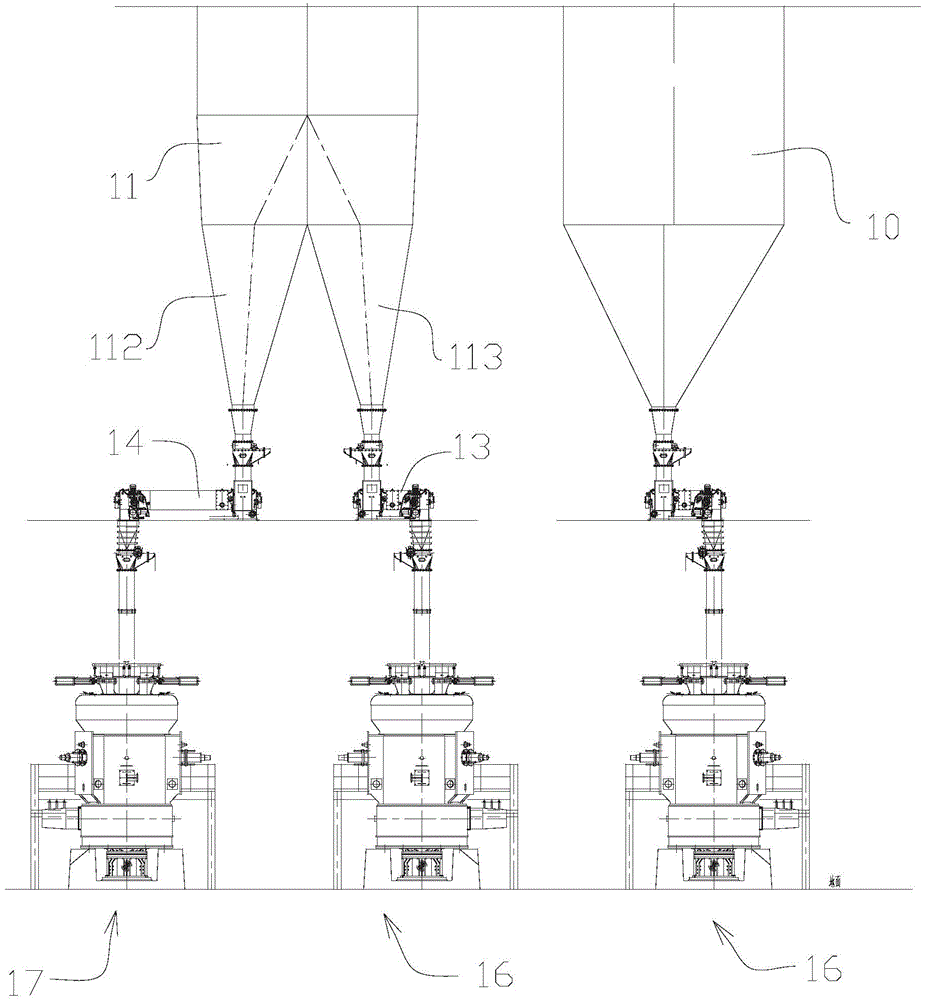 Coal pulverizing system of thermal power plant and capacity expansion method thereof