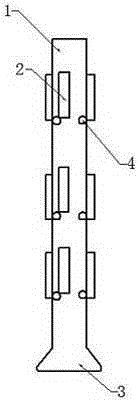 Assembly process of clothing rack with retractable hooks