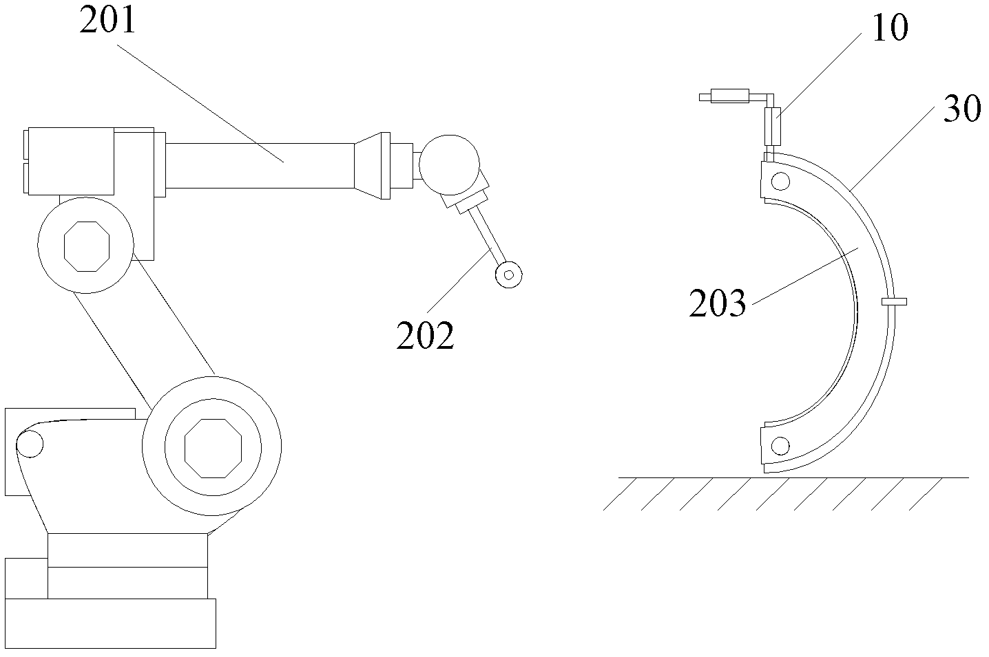 Positioning compensation system and method applied to automobile wheel casing edge covering