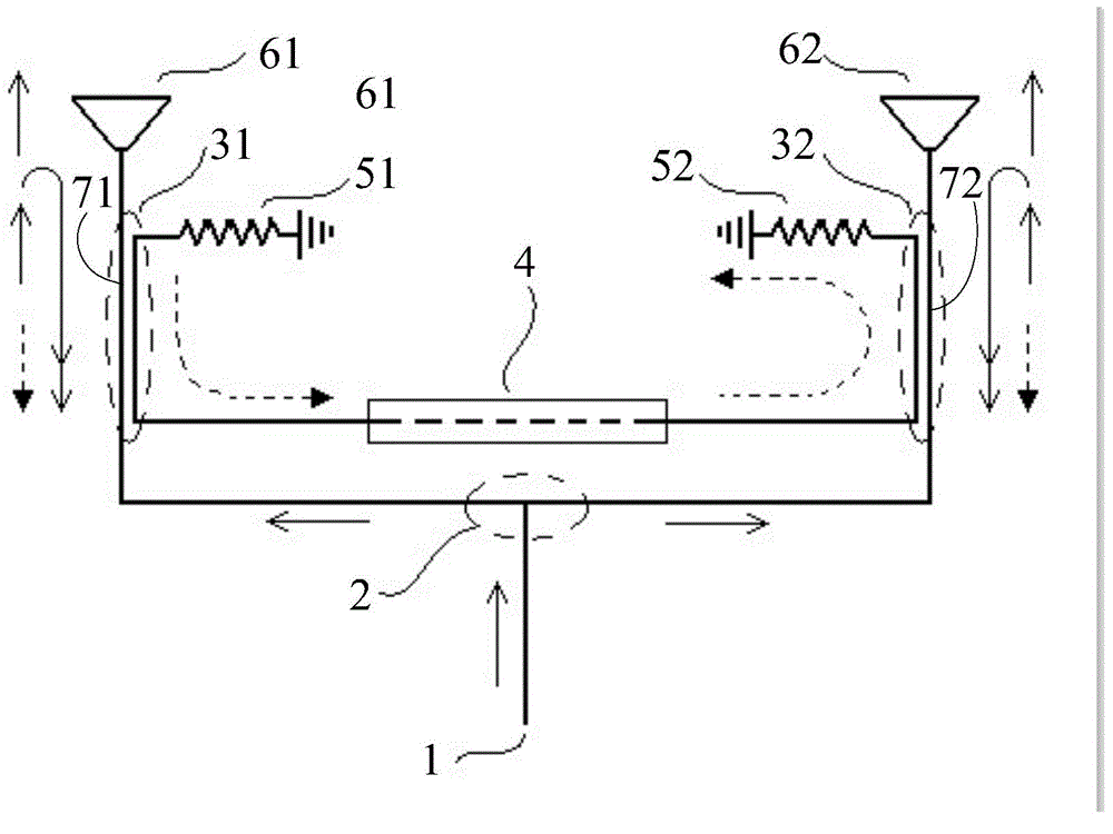 Feedback network and array antenna