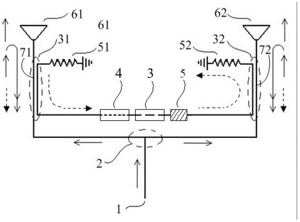 Feedback network and array antenna