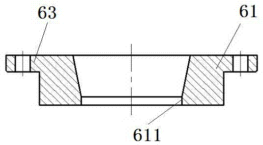 Alloy plate electromagnetic punching and flanging forming method and device