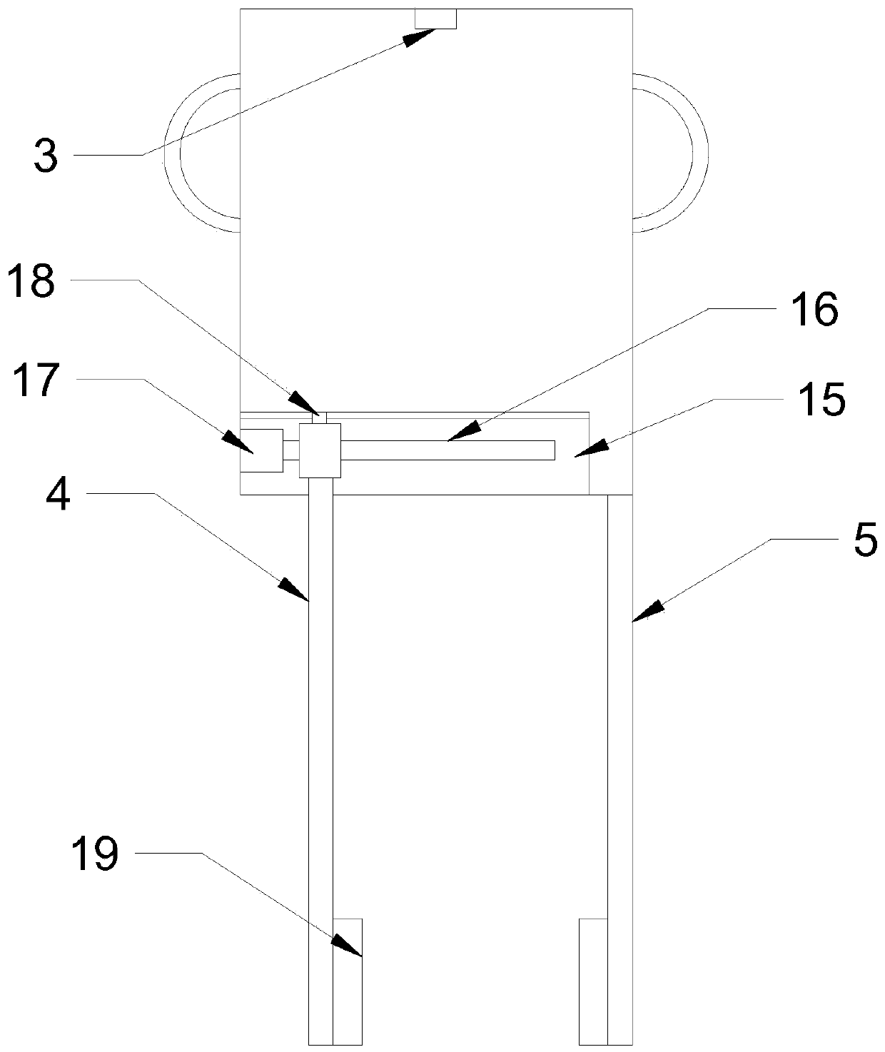 Dividing device for tumor with pedicle on body surface