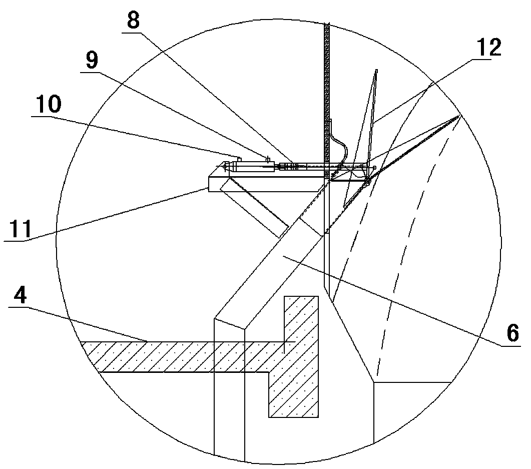 Automatic sampling and reducing device for limestone belt conveyor