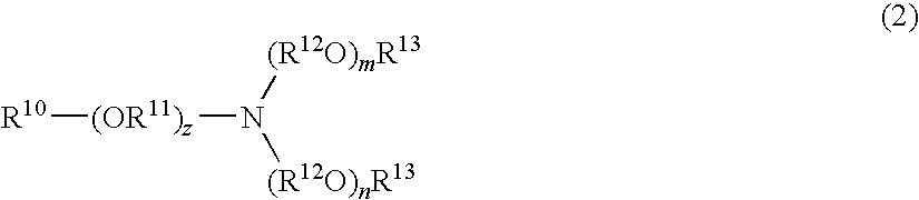 Herbicide formulations containing an etheramine and alkylamine alkoxylate surfactant system