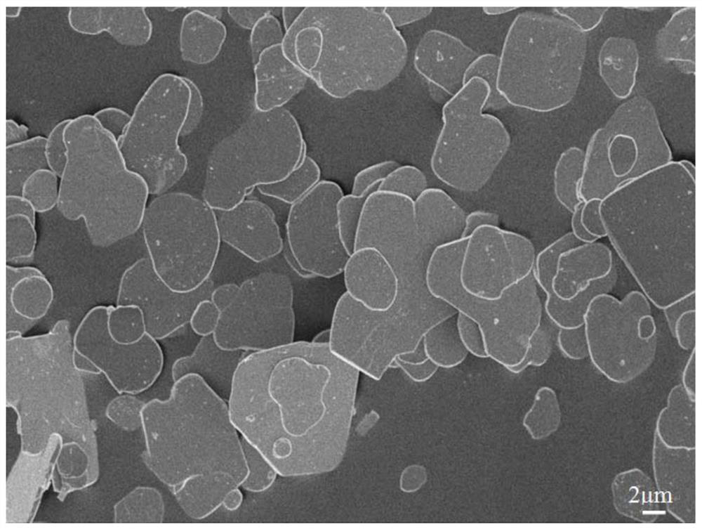 A kind of preparation method of micron flaky lead zirconate titanate crystal