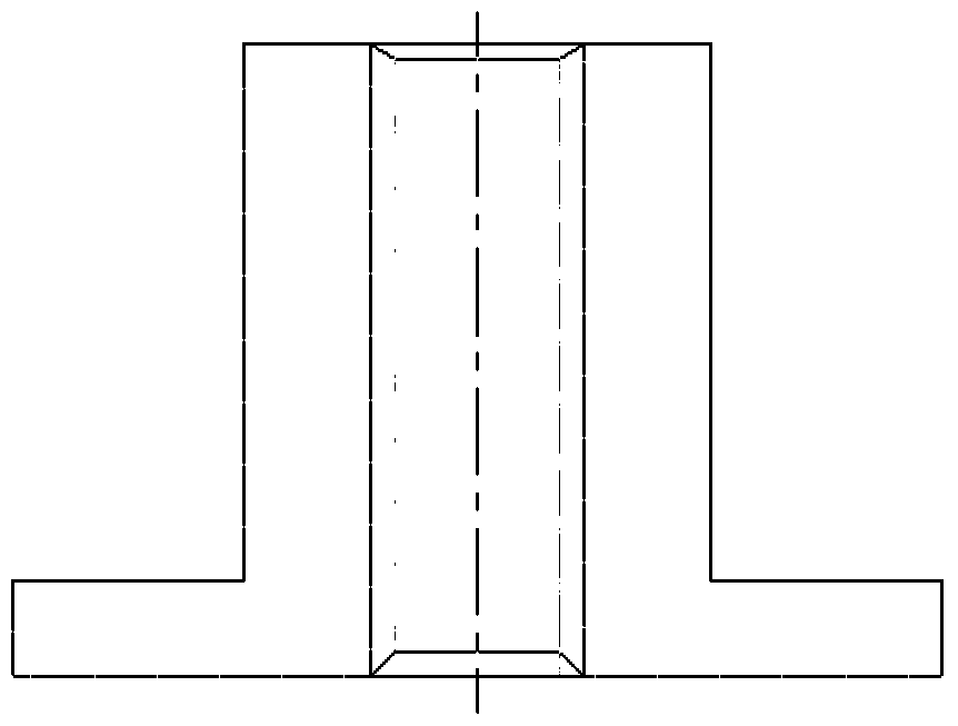 Processing method of thin-walled vase-shaped cooling chamber