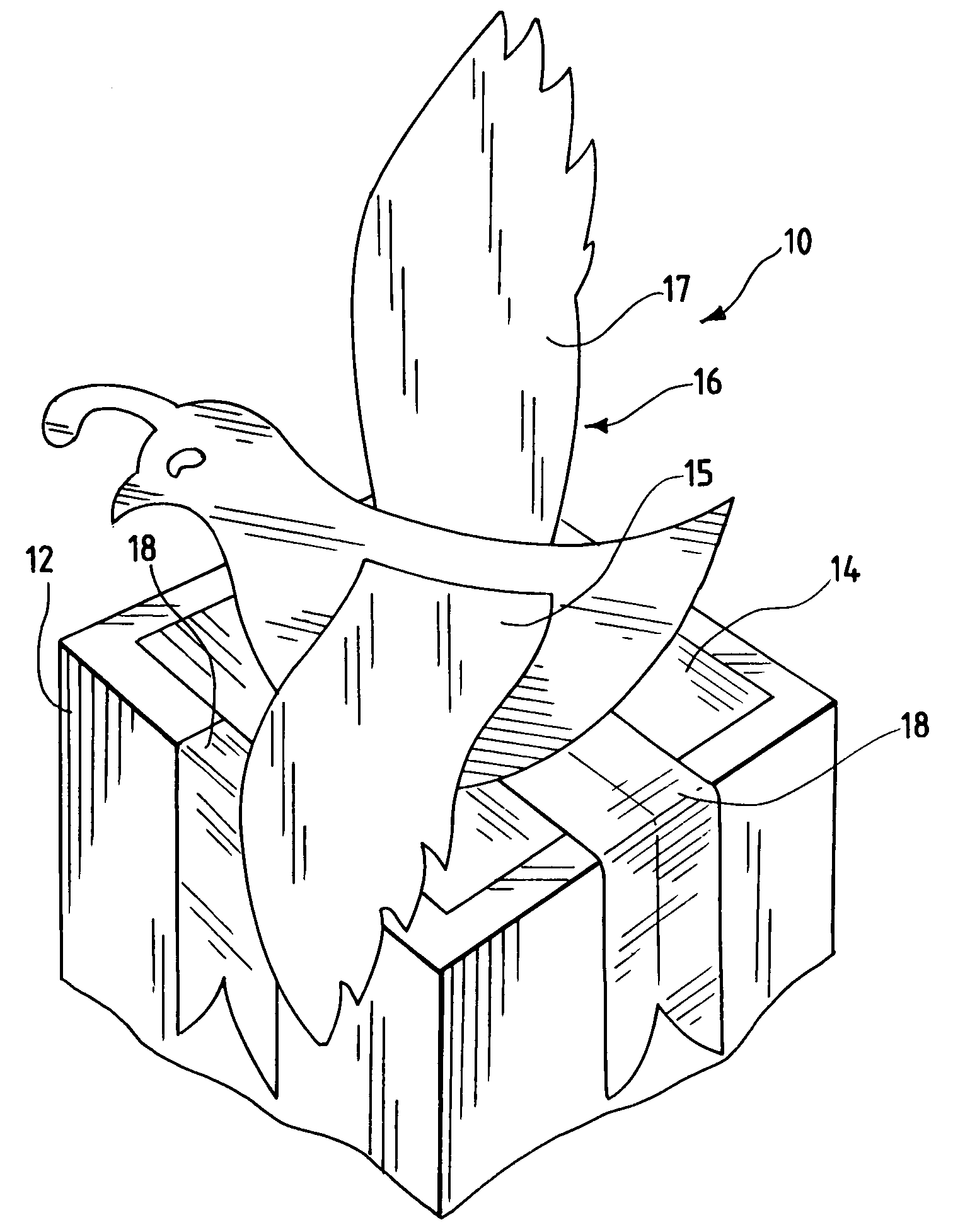 Package decoration with pop-up display