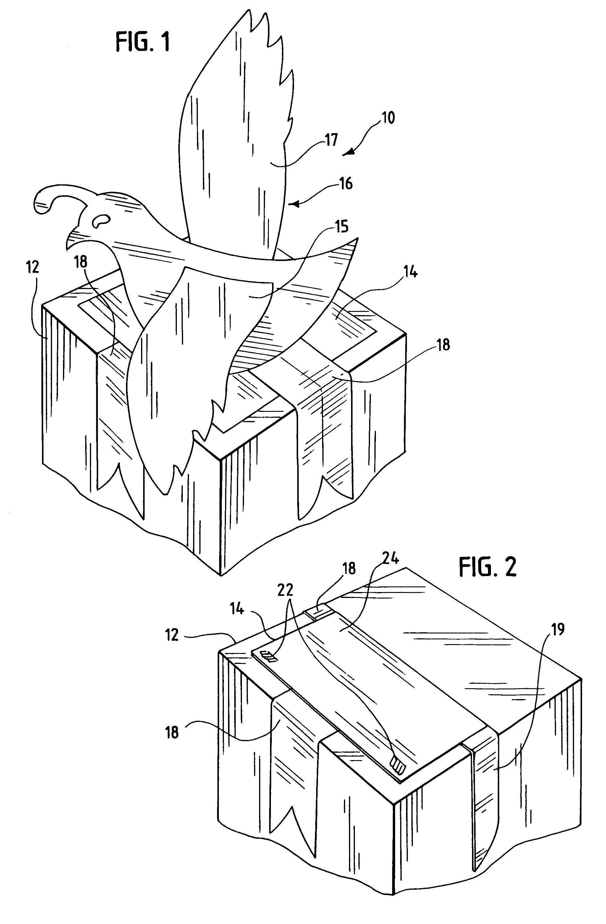 Package decoration with pop-up display