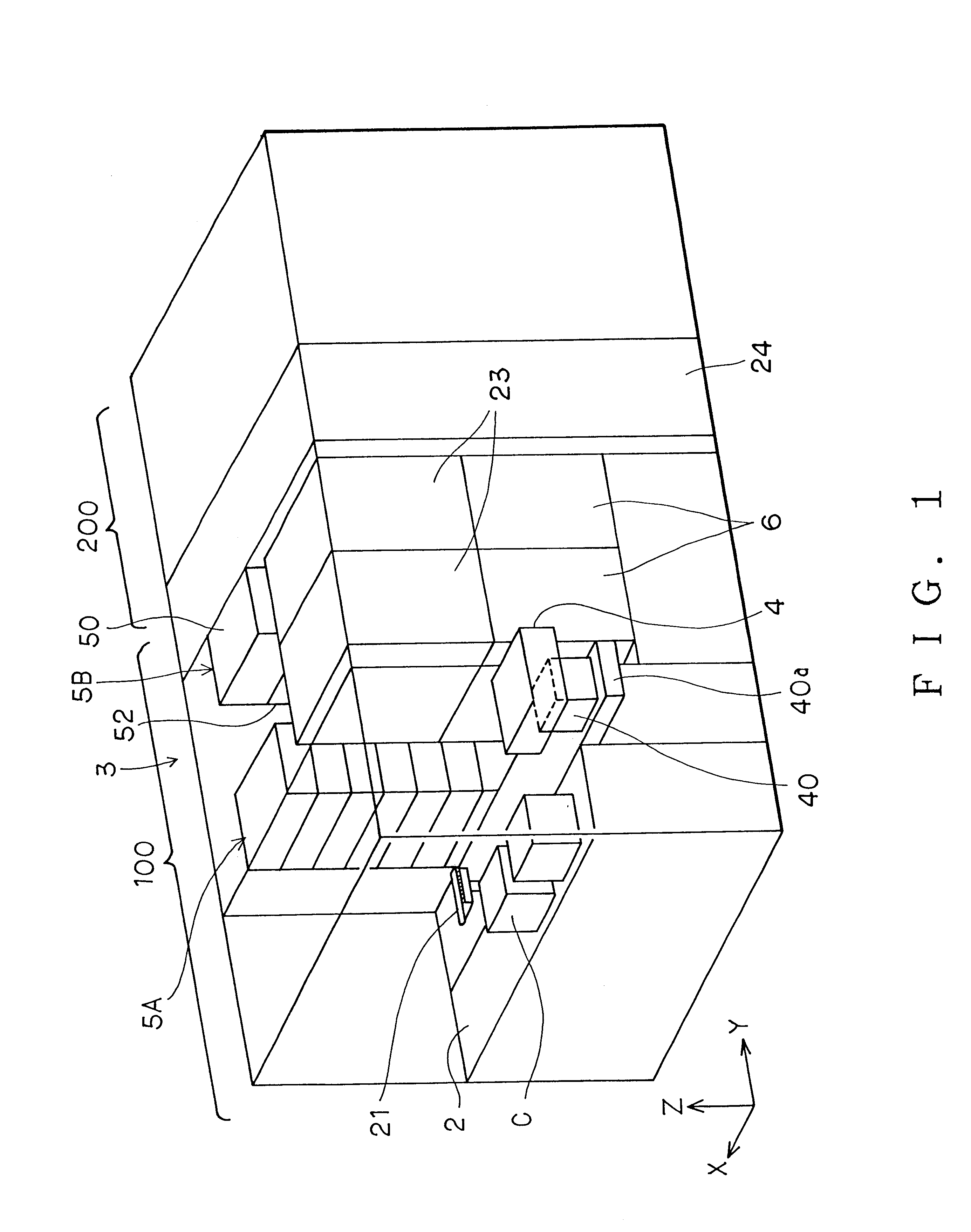 Resist coating and developing unit