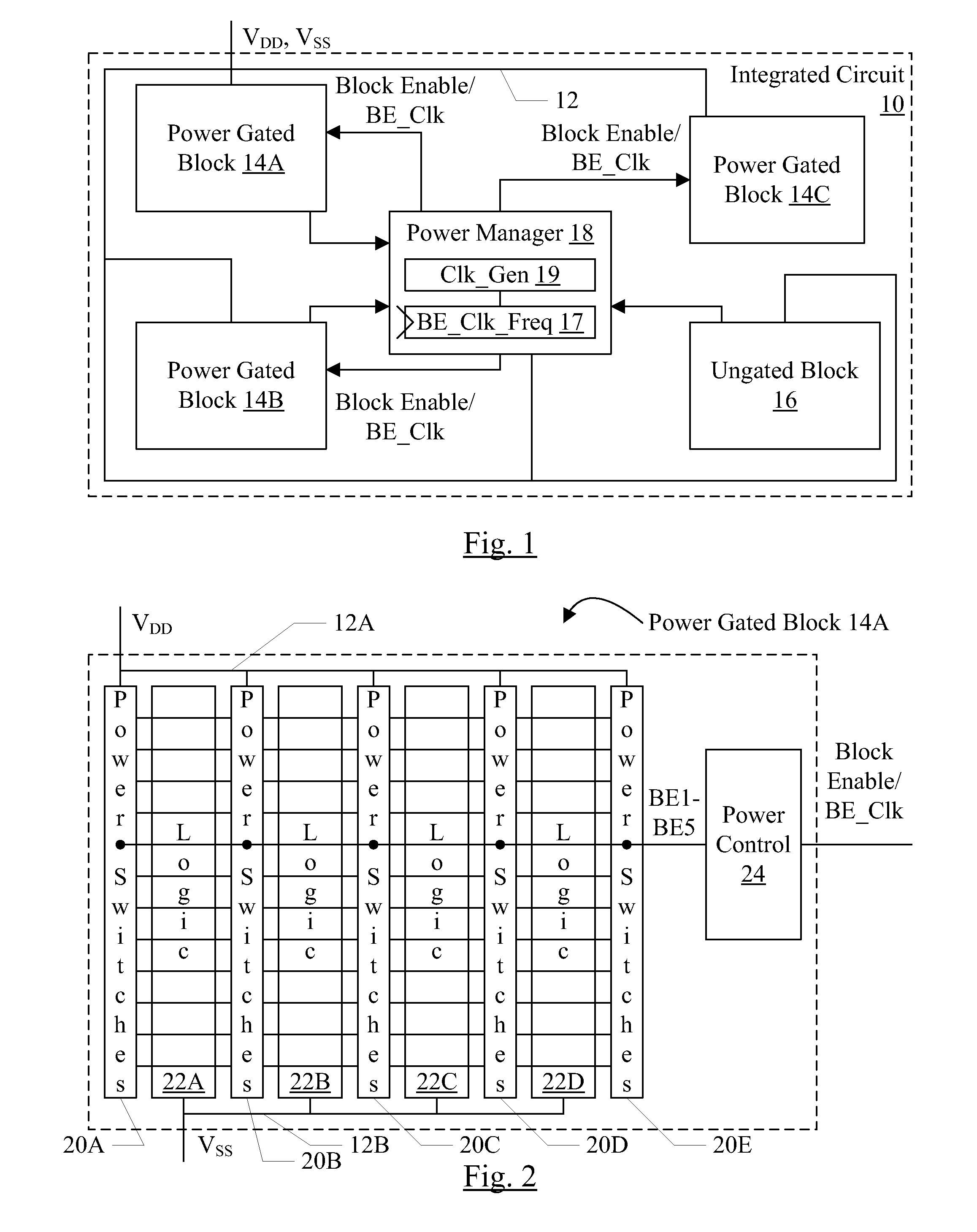 Power Switch Ramp Rate Control Using Daisy-Chained Flops