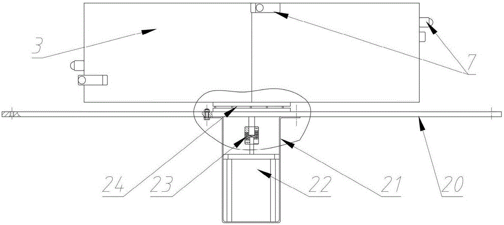 Rotary banknote sorting device