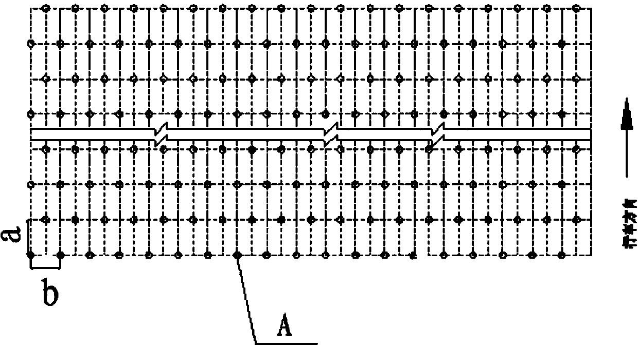 Long and steep downgrade energy dissipation deceleration road surface and construction process thereof