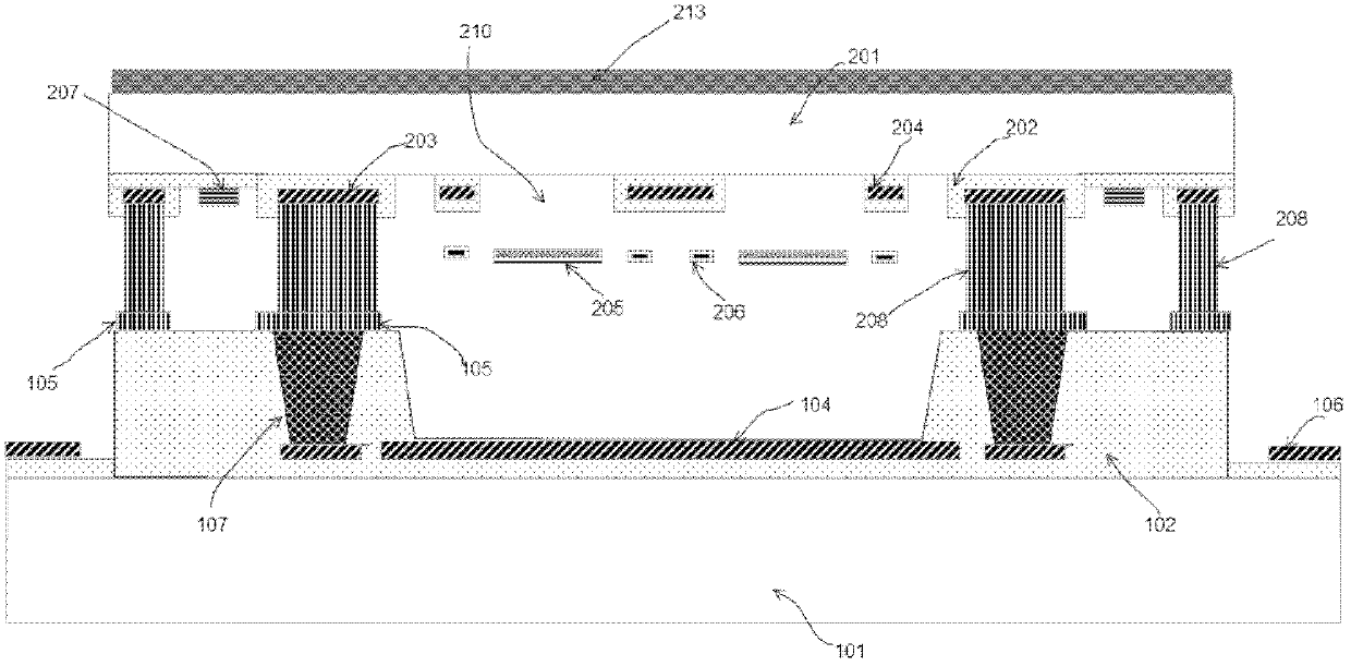 Wafer-level vacuum encapsulated infrared focal plane array (IRFPA) device and method for producing same