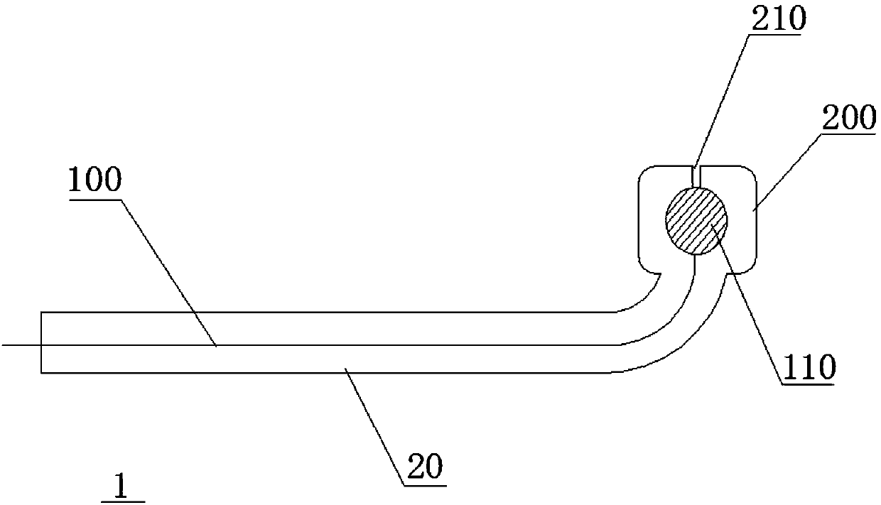 Sampling cotton swap and sterile sampling set