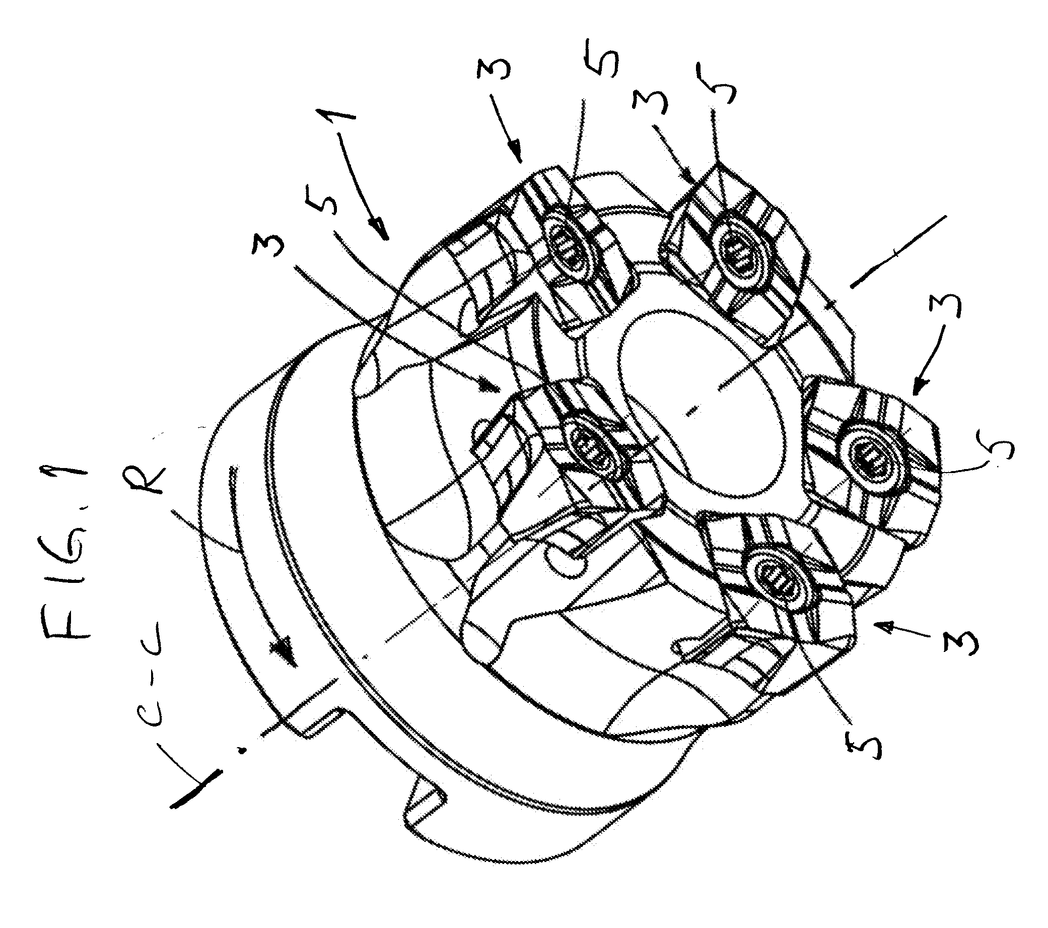 Milling cutter, a milling cutter body and an indexable cutting insert