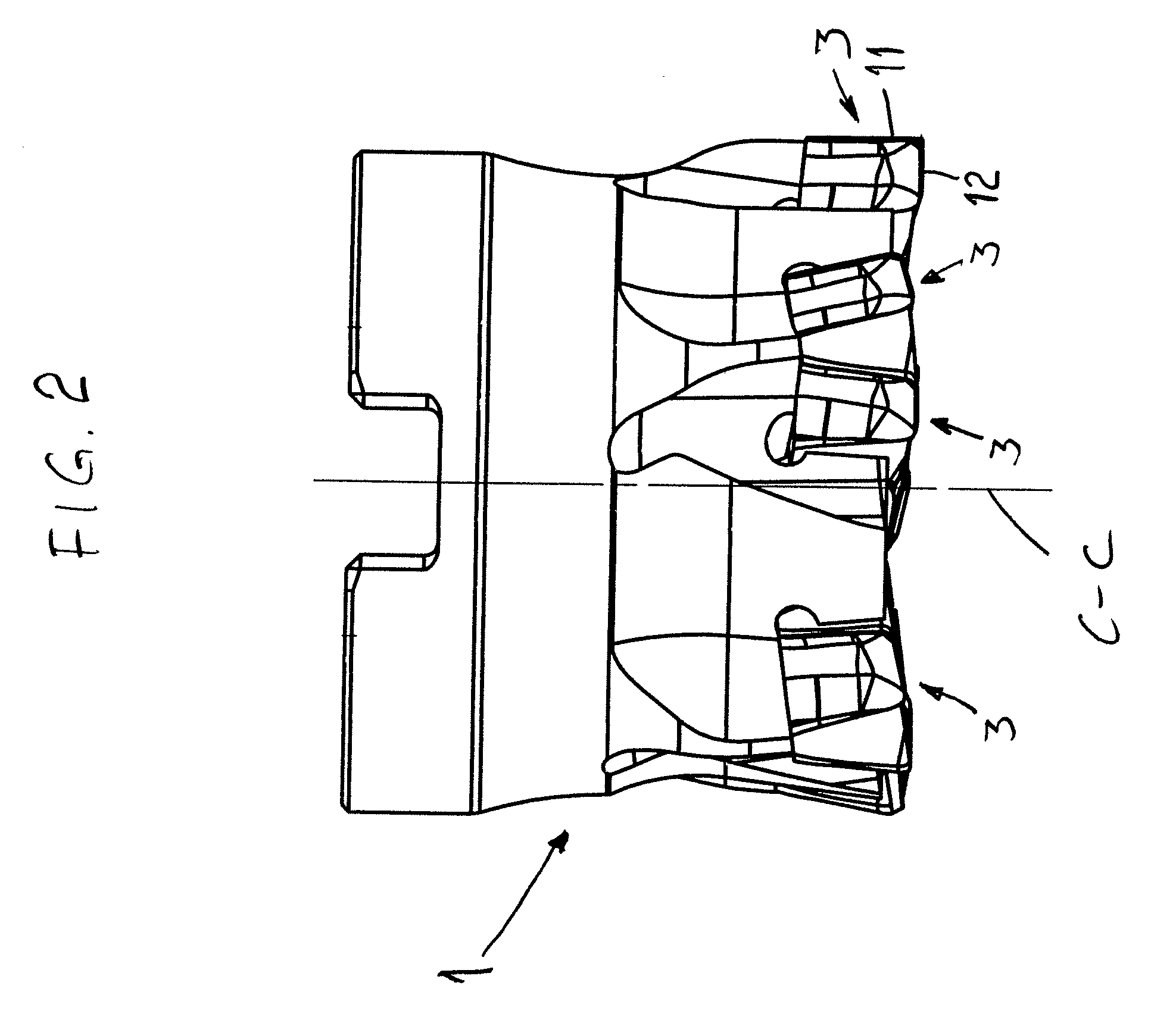 Milling cutter, a milling cutter body and an indexable cutting insert