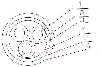 Novel cold-proof power cable