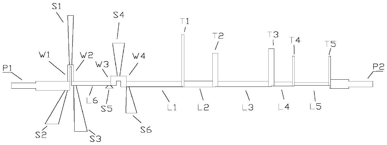 Stripline low-pass filter