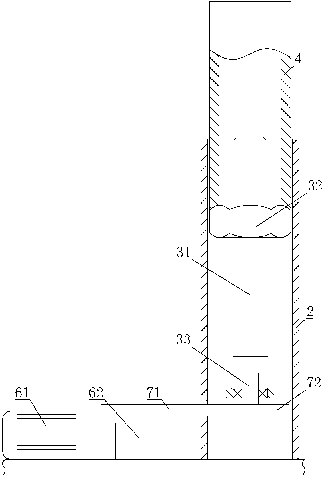 Automatic inserting-extracting type new energy car charging pile capable of being accurately lifted