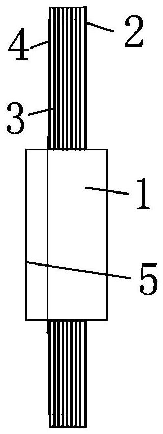 Layered stacking type high-performance electronic transformer and implementation method thereof