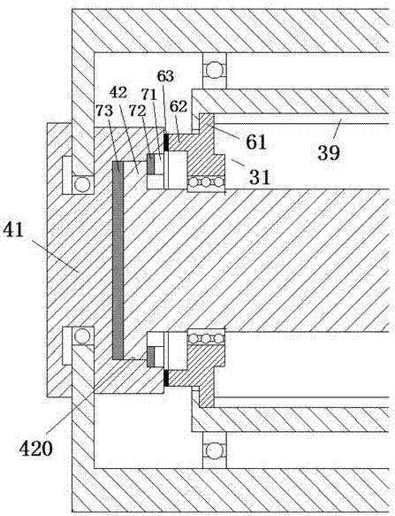 A shock-absorbing processing device for plates