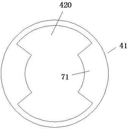 A shock-absorbing processing device for plates