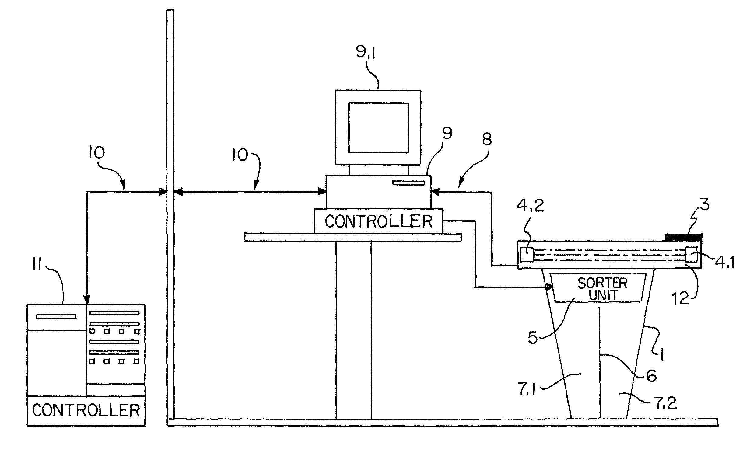 Device for receiving of disposable items for an operating room