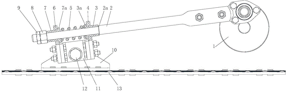 Overload protection device for reciprocating mowers