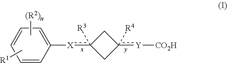 Cyclobutane containing carboxylic acid gpr120 modulators