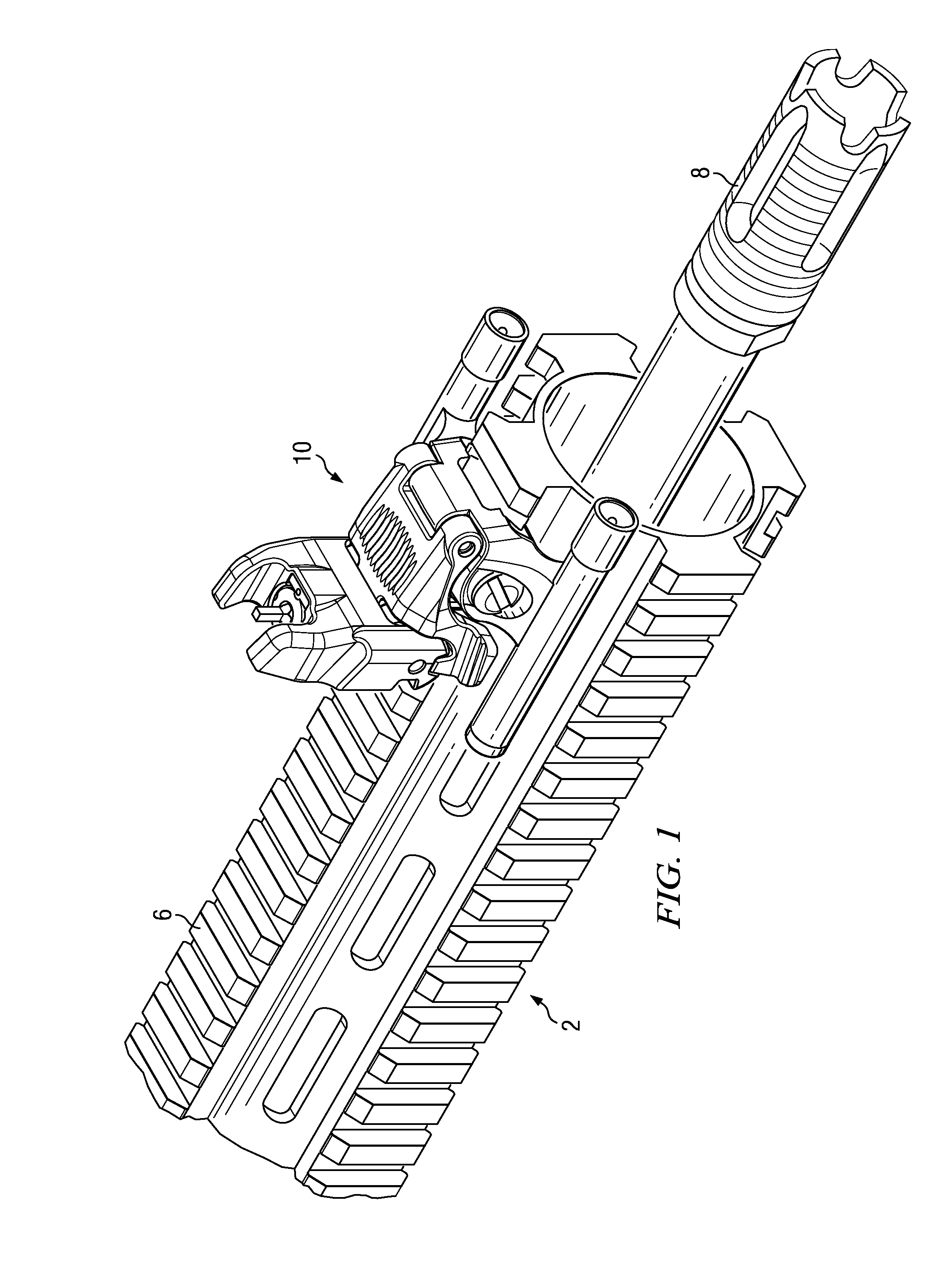 Forward mounted gun sight with illumination apparatus