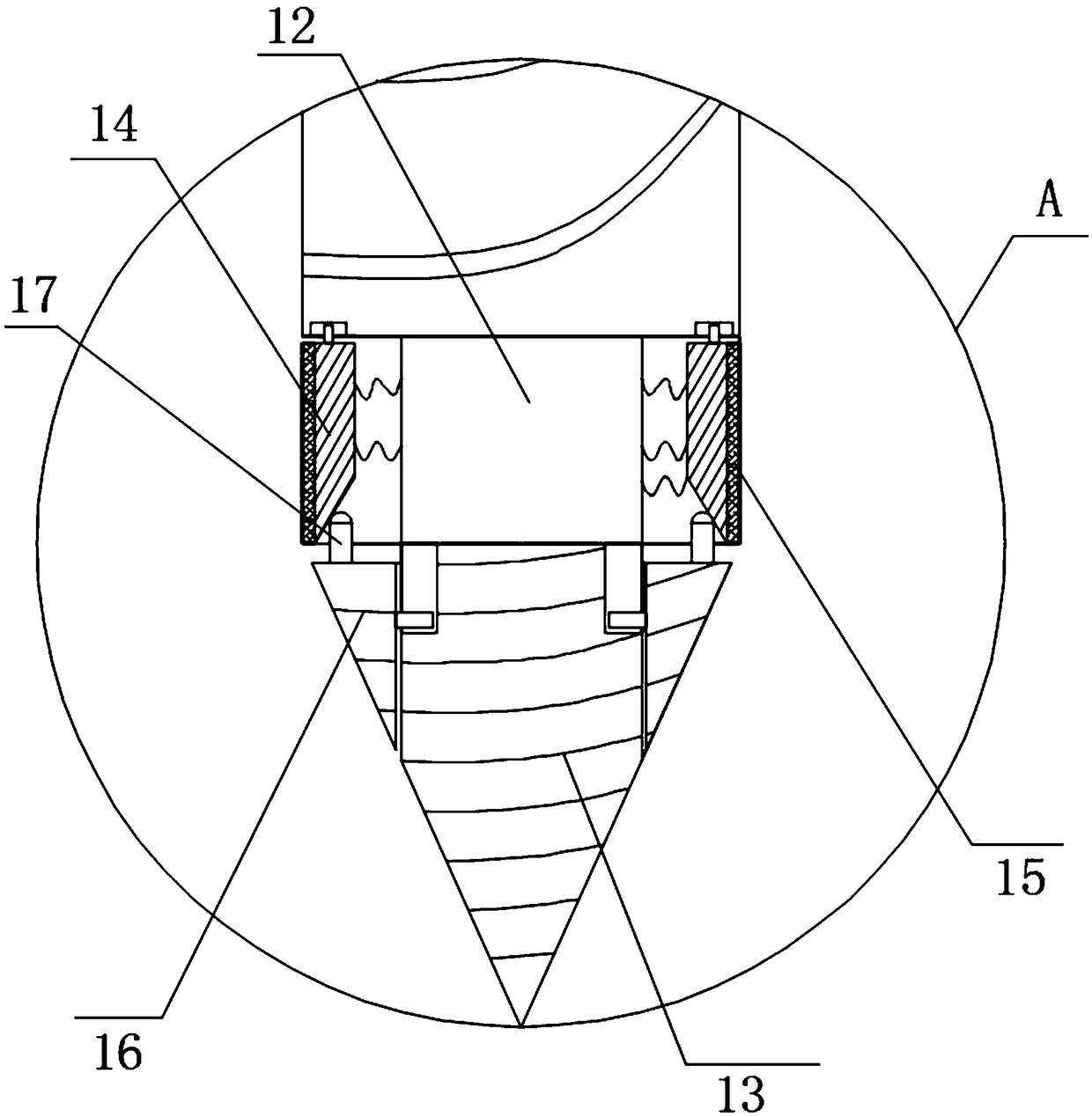 Efficient perforation device for processing shape memory titanium-nickel alloy coiled material