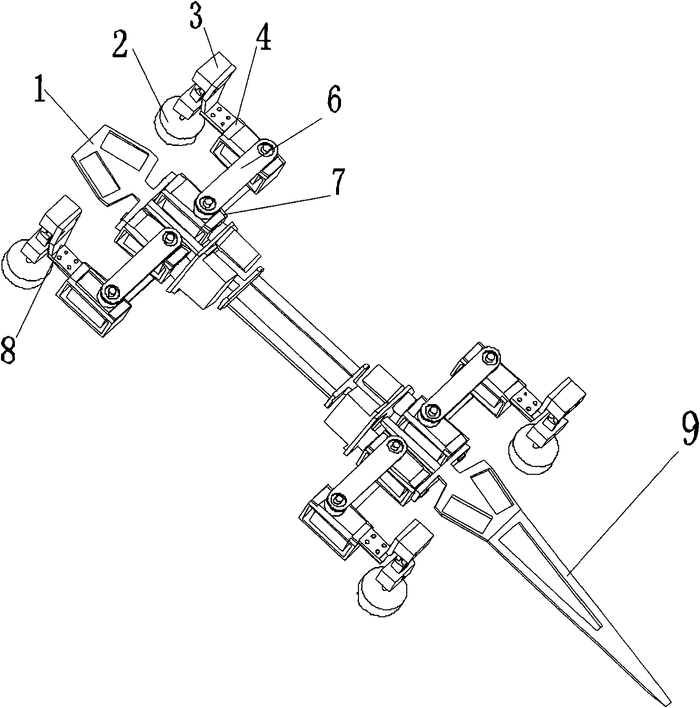 Gecko-like robot and mechanical structure thereof