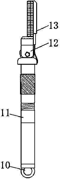 Spinning type soil loosening device for cultivation of sugarcane